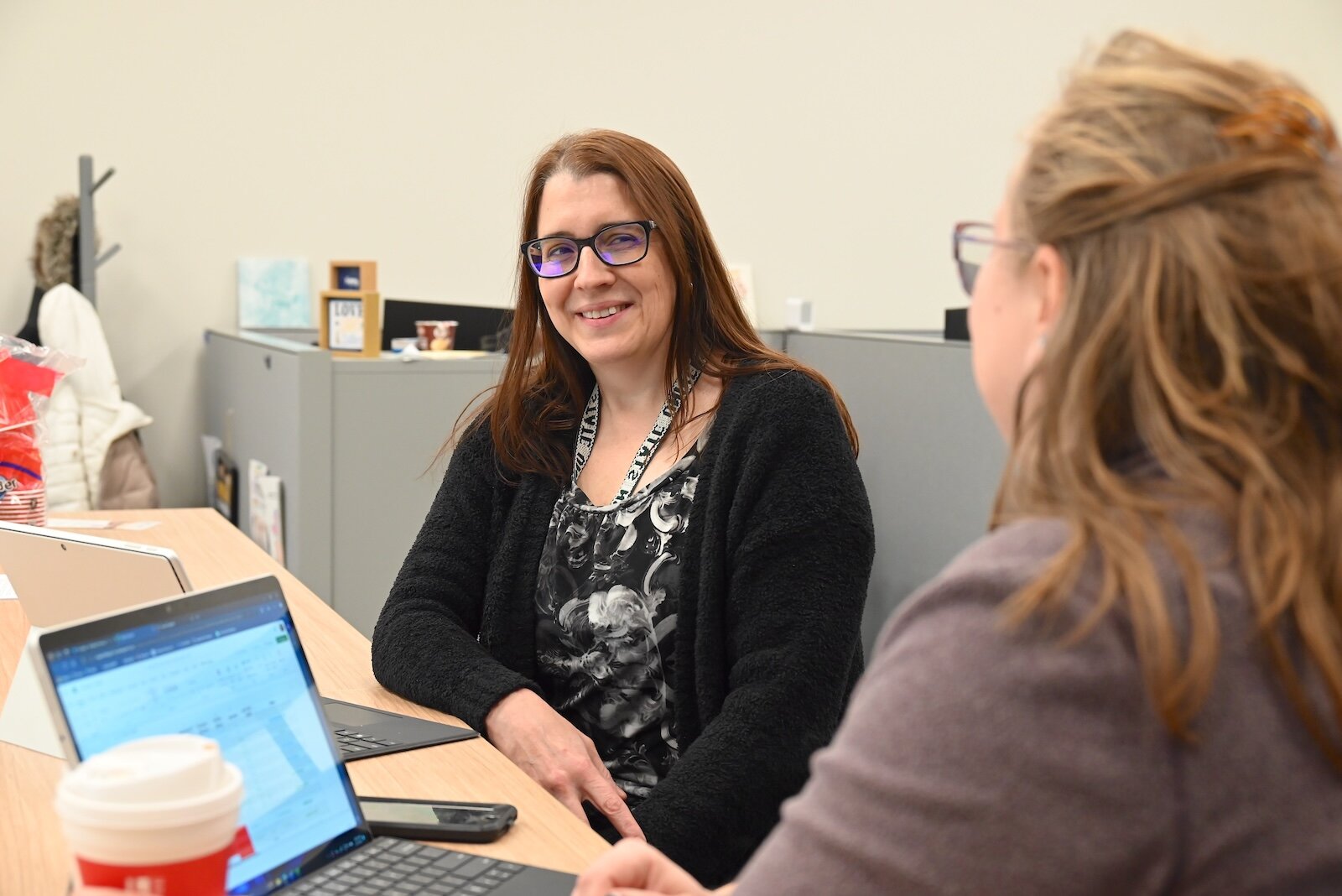 Deborah Kupres (left) and Kimberly Thomas are community-based clinicians at OnPoint.