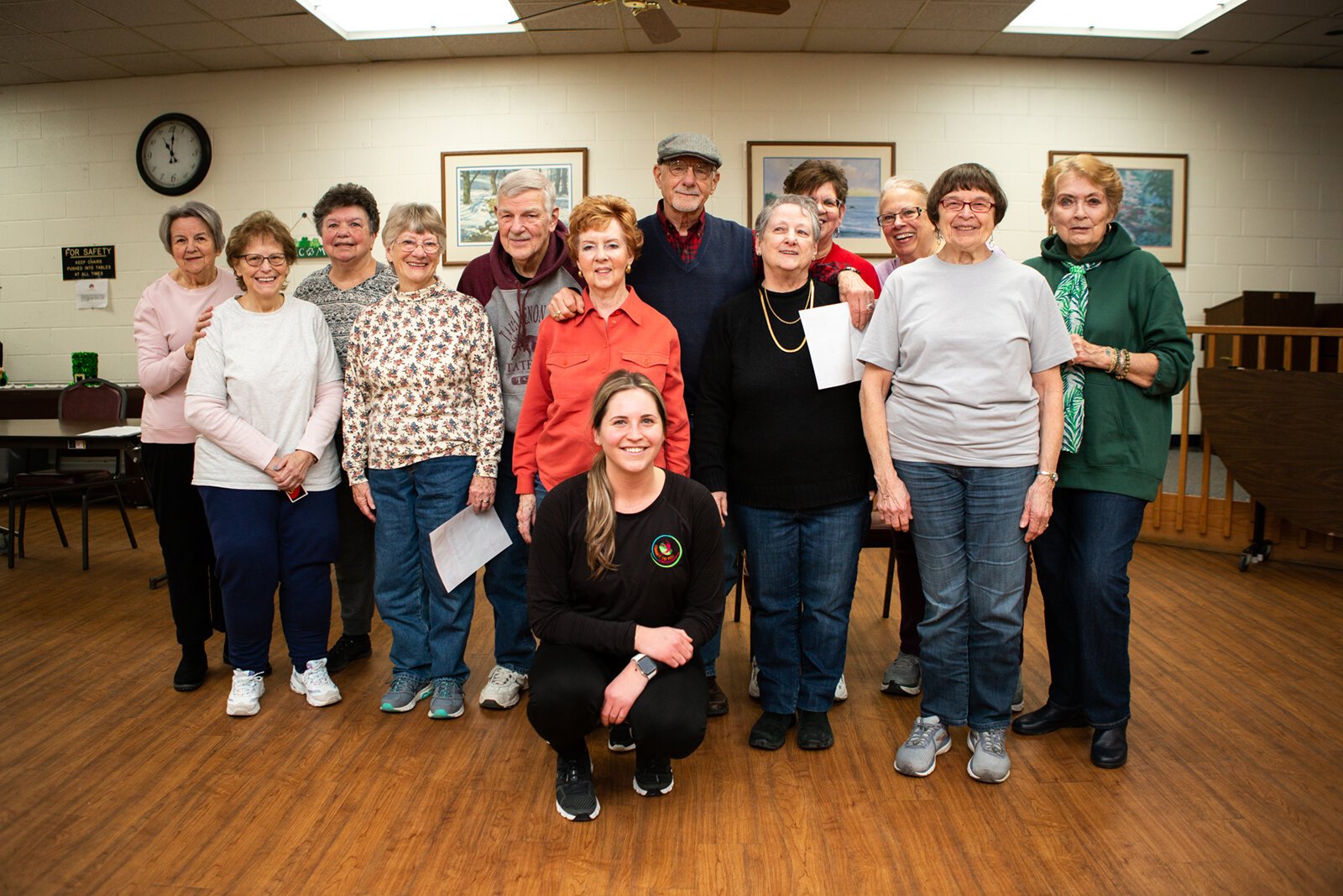 The Greater Flint Health Coalition’s work in gardens grew out of its SNAP-Ed direct education programming like Fresh Conversations and Rec-Connect™, pictured here at Burton Senior Activity Center.