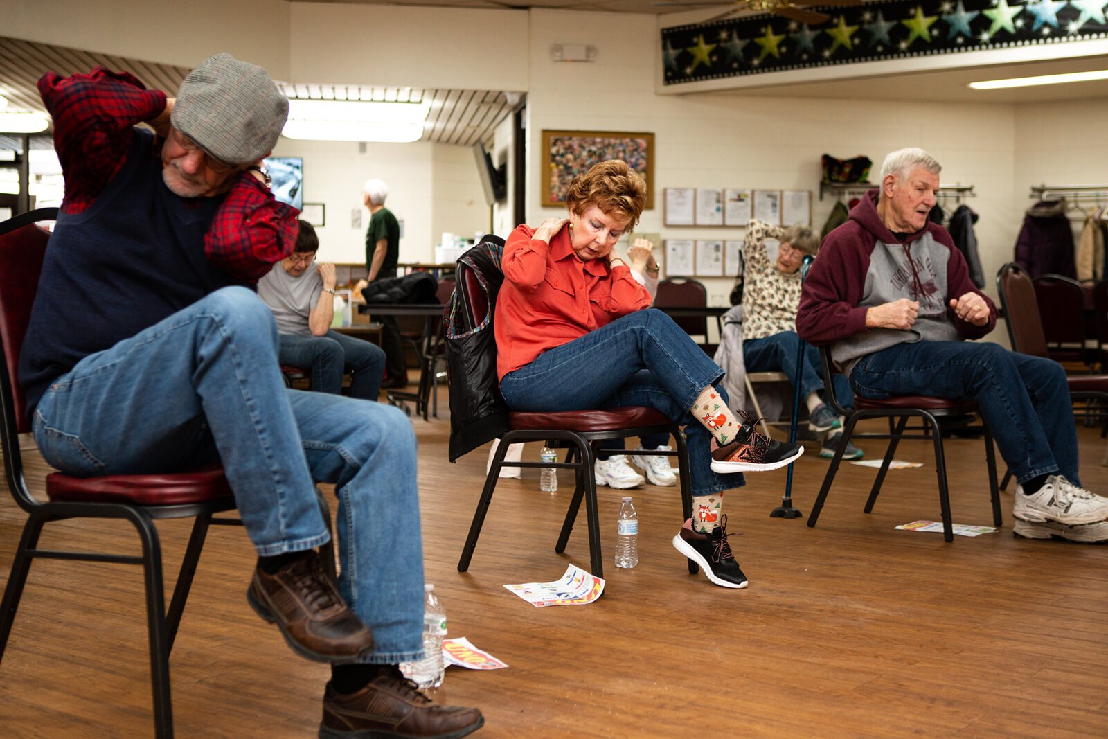 The Greater Flint Health Coalition’s work in gardens grew out of its SNAP-Ed direct education programming like Fresh Conversations and Rec-Connect™, pictured here at Burton Senior Activity Center.