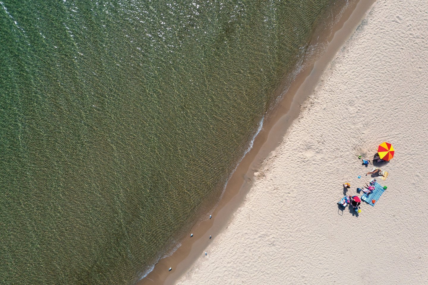 Lake Huron Beach in Oscoda