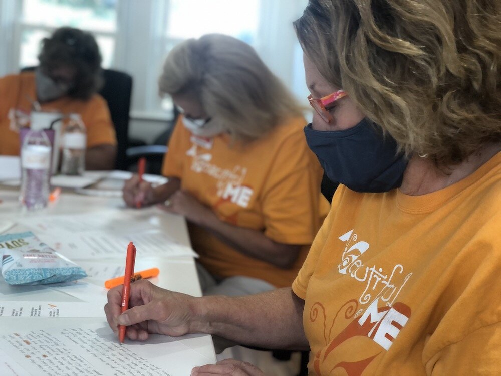 Pen Pals Tina, Kimberly, Penny. Photo courtesy Karen Palka.
