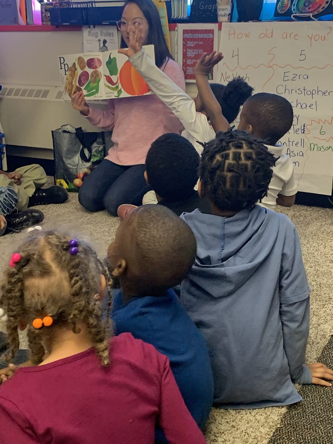 Kelsey Crossman leads CrimFit programming.