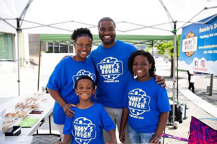 MarcQus Wright and his family.