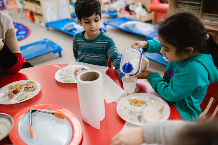 Meal time can be a special time for learning.