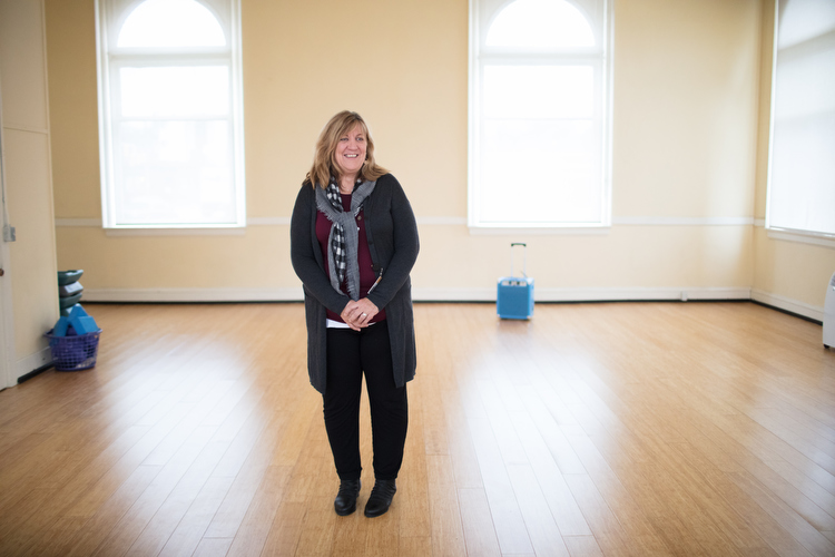 The Be Well Center has space for yoga and other activity classes. 