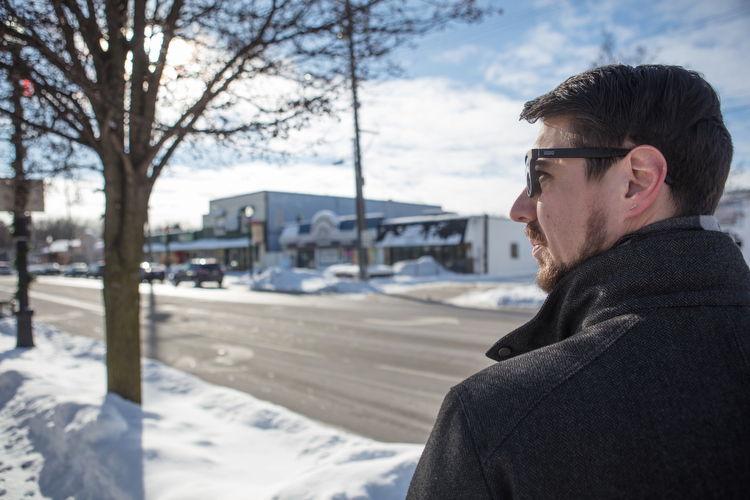 Andy Miller, President of the Alger Heights Neighborhood Association.