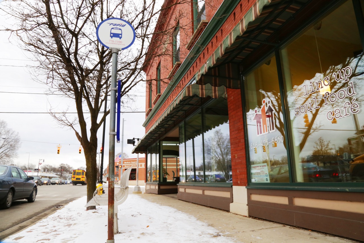Corner of Madison Avenue and Hall Street