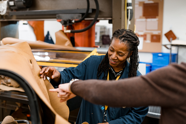 Tracy Teague, a Production Supervisor at Shinola