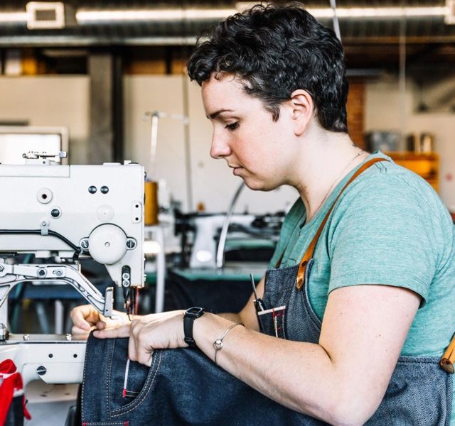 Brenna Lane, partner and and director of production and operations at Detroit Denim