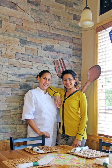 Julisa Diaz and Rosibel Vialet, Chef and Manager of Mi Casa Restaurante