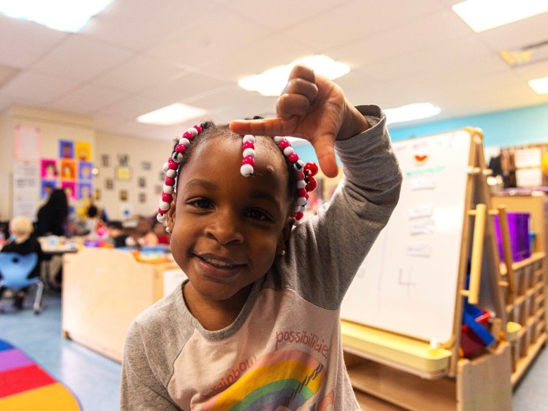 Kids in Lansing's pre-K classrooms achieve academic readiness along with social-emotional skills.