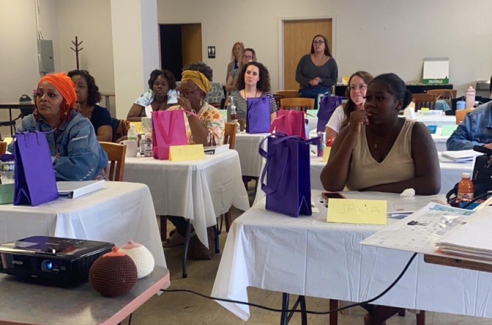 A doula training organized by the Livability Lab's How YOU Birth Doula Initiative.