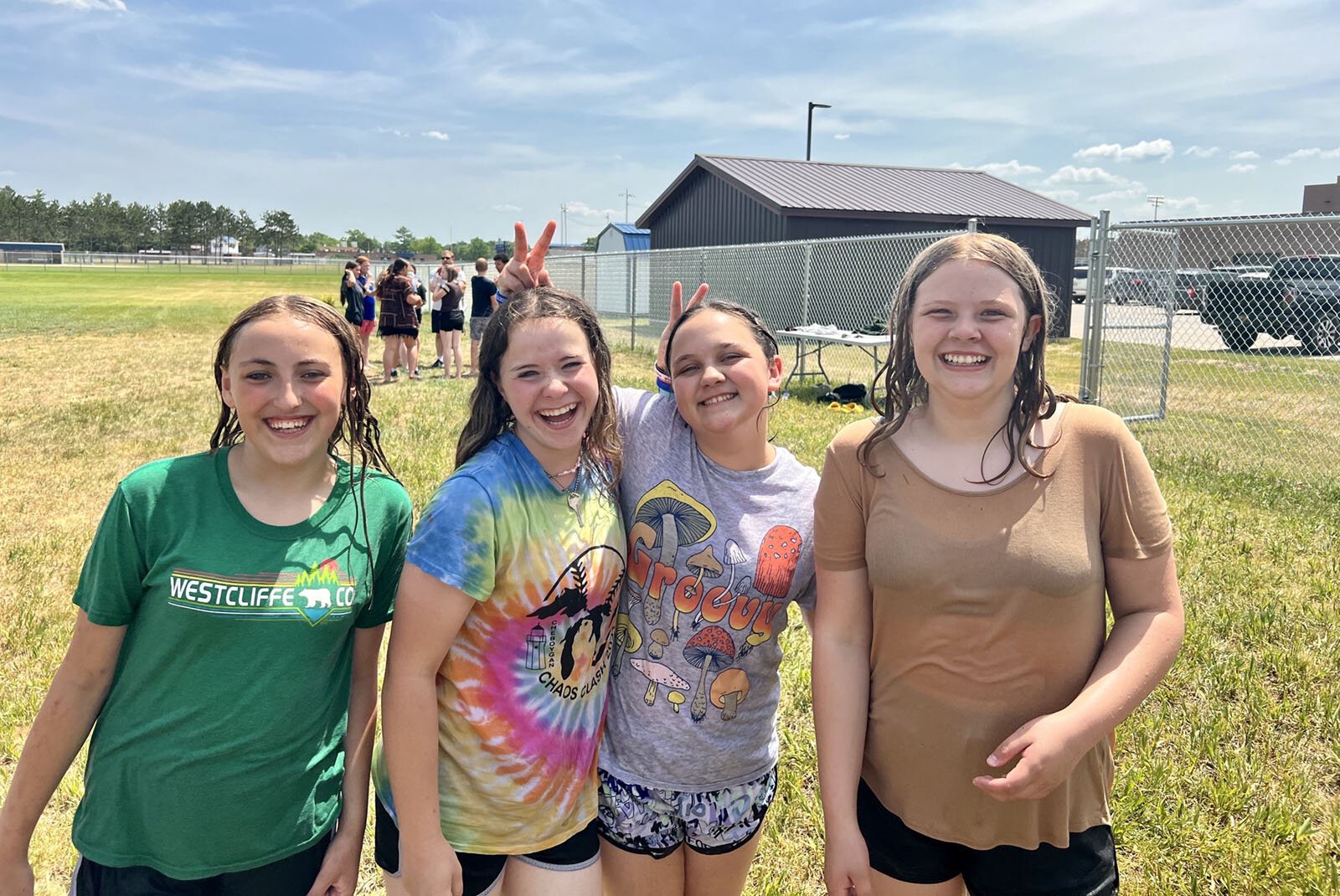 Students participate in physical activity programming organized by CIS of Northwest Michigan.