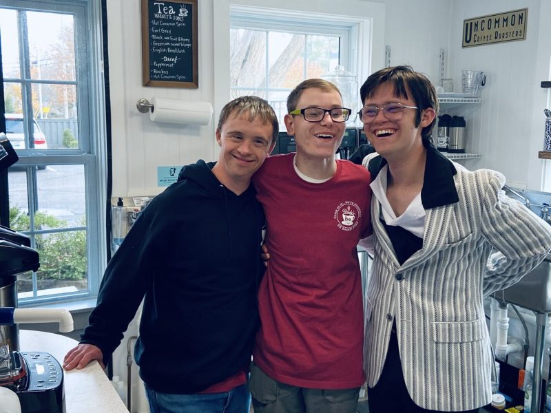 Employees at Brody's Be Cafe in Ada, which employs people living with disabilities.