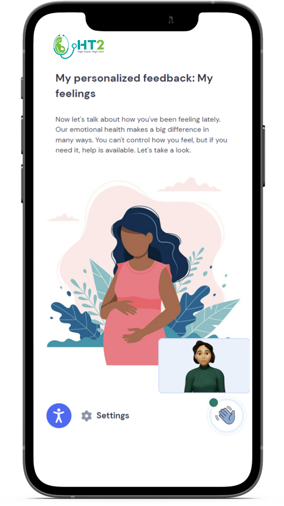 The Pregnancy Checkup app.