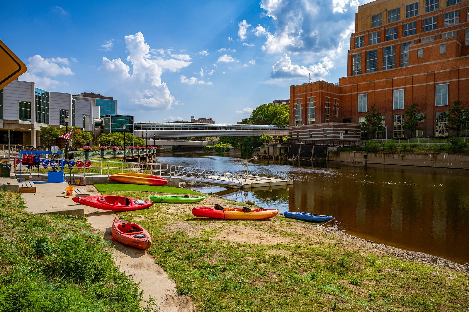 River Town Adventures, Rotary Park, Lansing River Trail. Photo by Doug Coombe.
