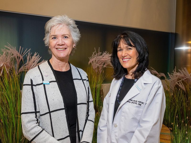 Carrie Hays McElroy and Michelle Moccia.