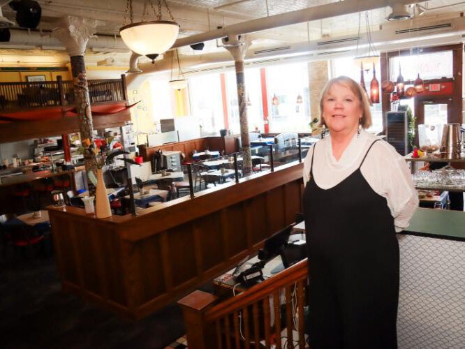 Cindy Lotterman-Schneider is the proprietor of one of the neighborhood's most popular and oldest restaurants, San Chez Bistro. She began there as a waitress and later bought the business.