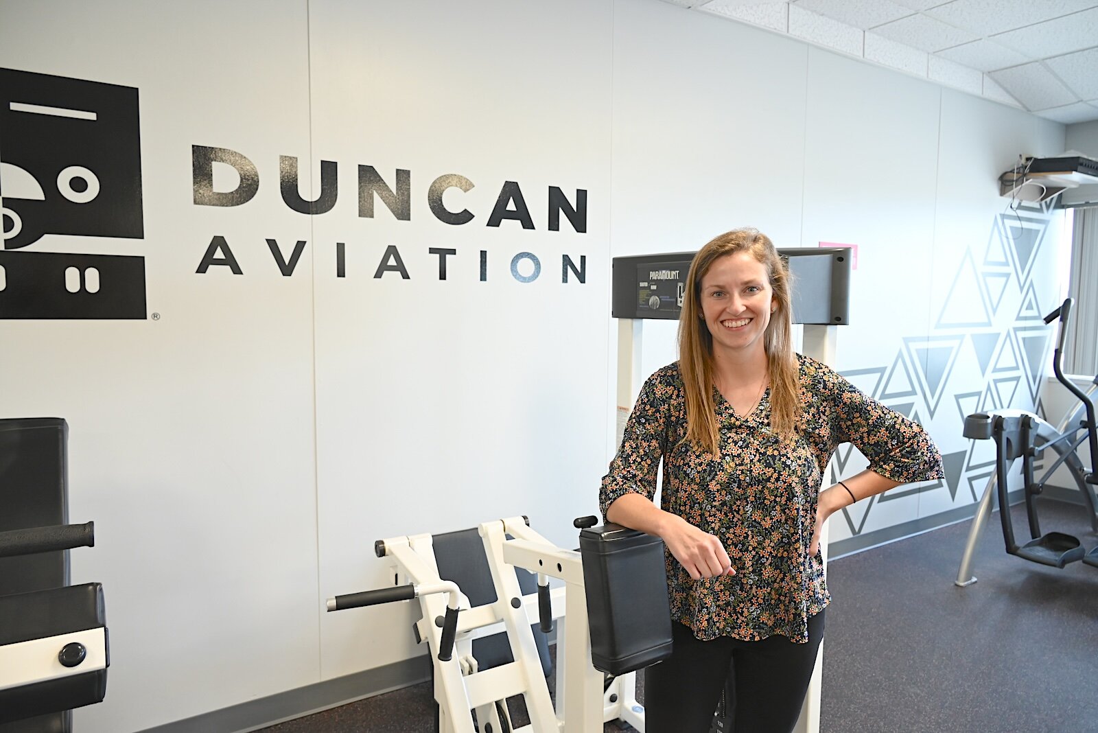 Kristen Fannon, mom and Duncan Aviation wellness coordinator.