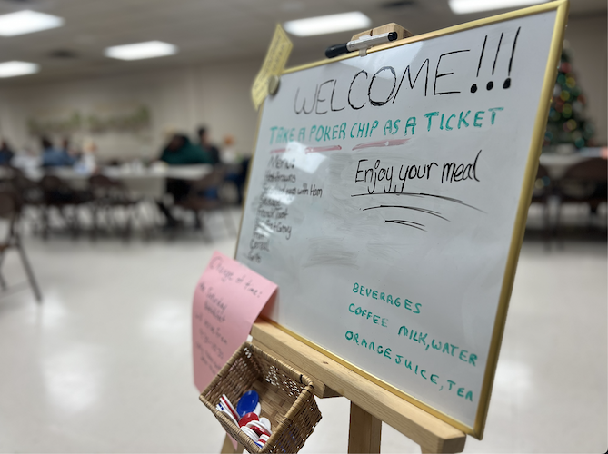 All are welcome at the church's hot breakfast service.
