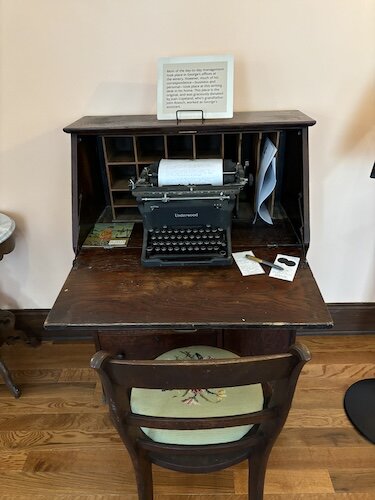 George Lonz's desk