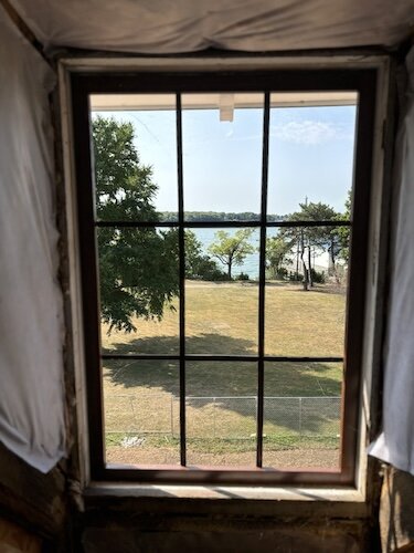 This is the view from the attic. The attic will not be part of the public area.