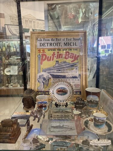 Souvenirs from the "Put-in-Bay" steamer