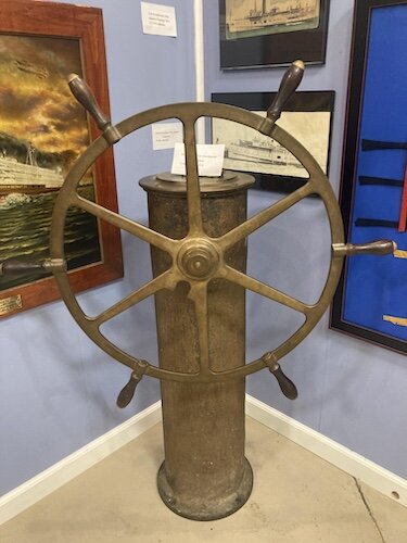 Wheel from the steamer "Chippewa"