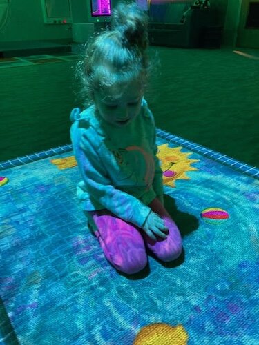 Children enjoy the Clark Family Sensory Space at Ability Works in Perkins Township.