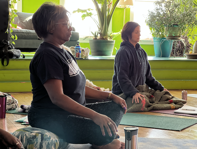 “If somebody were to say, ‘I can't do all that bending and turning,’ I would say my most healing came from within."