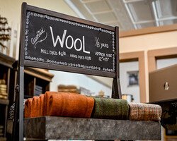 Ethel's Quilt Shoppe offers in-house dyed wool. (Photo/Kevin Lee)