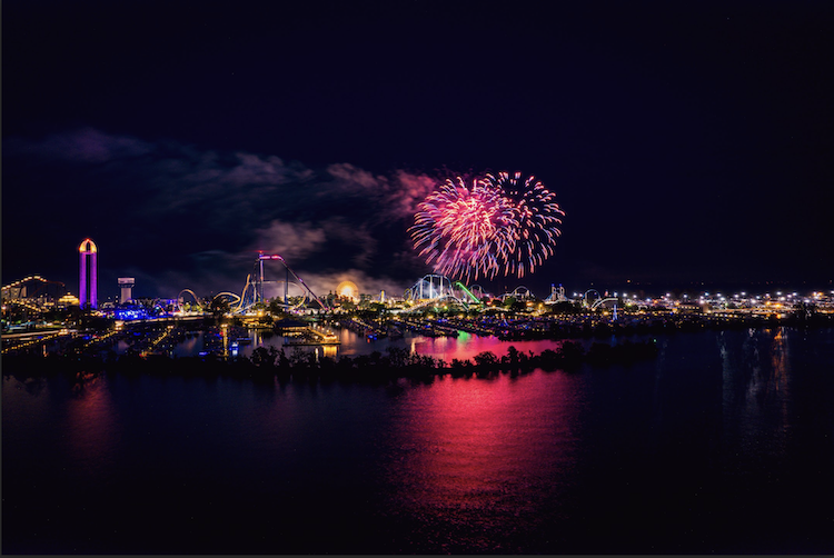 Cedar Point on July 4 (Photo/City of Sandusky)