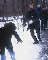A snowball fight is what initially brought Kim and Kenn Kaufman together. (Photo/Courtesy of Kim and Kenn Kaufman)