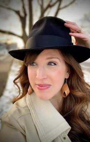 Andrea Cottrill models the latest creations from the Maloroy Whip Co.