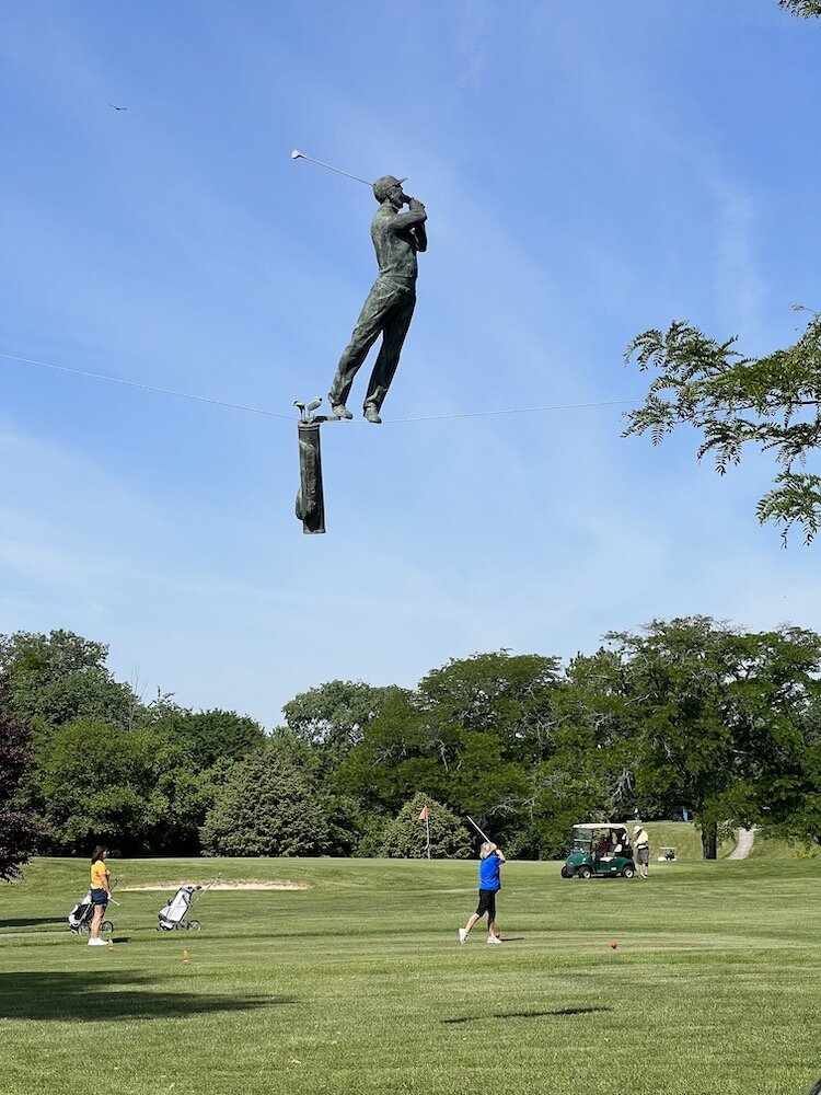"A Golfer" resides at Mills Creek Golf Course