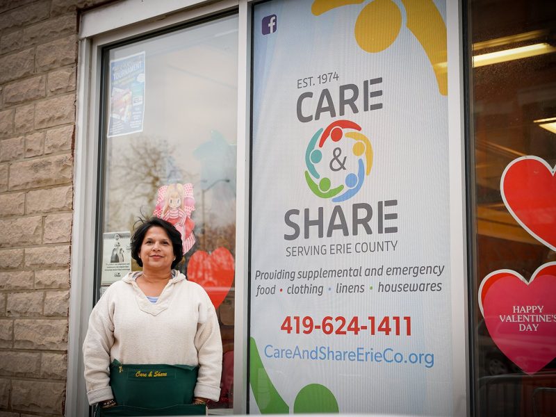 Anita Kromer, Executive Director of Care & Share of Erie County.