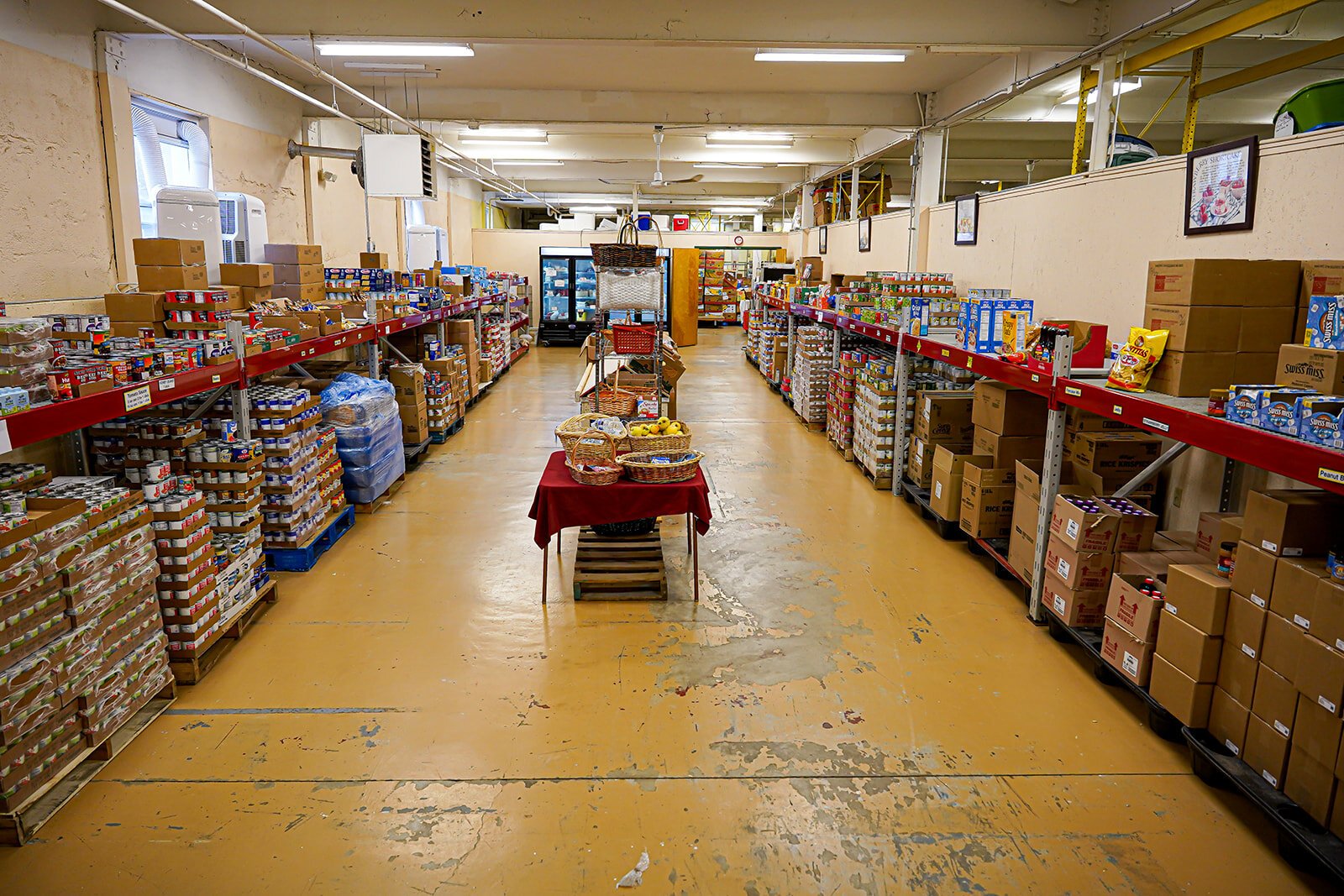The food pantry at Care & Share.