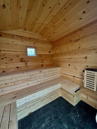 The final improvement for 2024 is the addition of a floating sauna that will provide guests with a nearly perfect view of the bay.