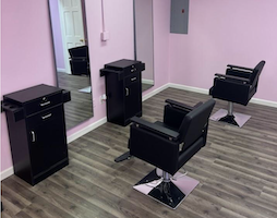 The salon's new location is 950 square feet. (Photo/Courtesy of Maggie Longer)