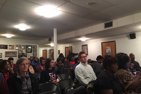 Orange Mound residents, entrepreneurs, and other community stakeholders filled the small room in Beulah Baptist Church in Orange Mound on Tuesday, November 7 to discuss reasons for the decline in home ownership in the neighborhood.