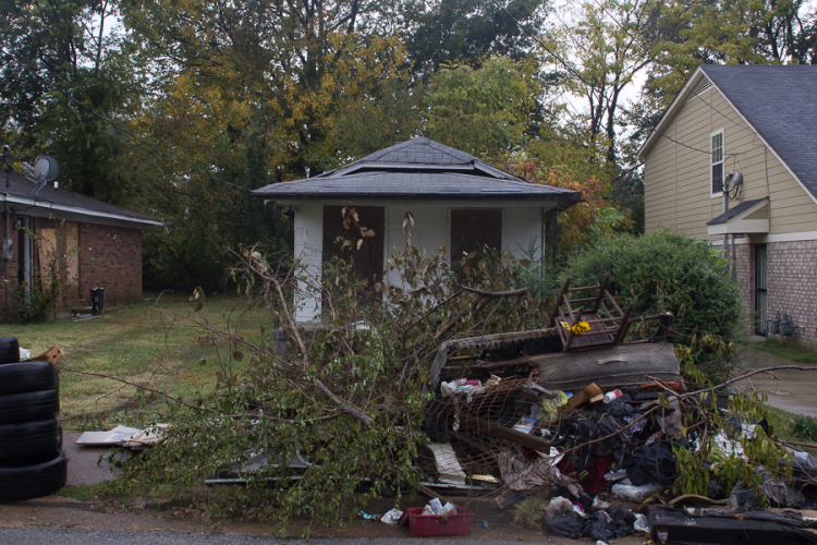 Approximately 32 percents of homes in Orange Mound are vacant according to data from the US Census. The historic streets of the neighborhood once housed businesses and amenities within walking distance to residents of the neighborhood.