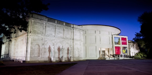 The exterior of the Brooks Museum, at 1934 Poplar Avenue in Overton Park. (Kevin Barre)