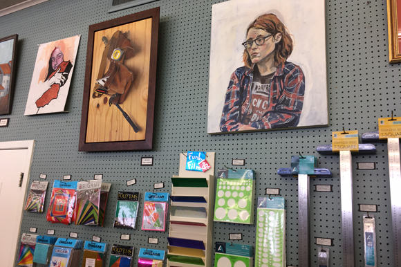 Most of the staff at the Art Center staff are working artists and have some form of advanced art education. (Kim Coleman)