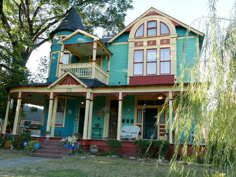 The Captain Harris house, built in 1898, is one of dozens of properties available for short-term rental in Cooper-Young, the city's most commonly listed neighborhood on the site.
