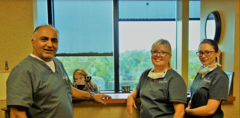 Dr. Medhi Sadeghi and his team at The Smile Center in East Memphis.