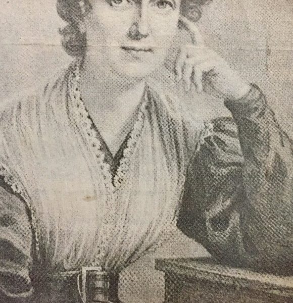 Francis Wright, c. 1825, the year she founded the Nashoba Community.