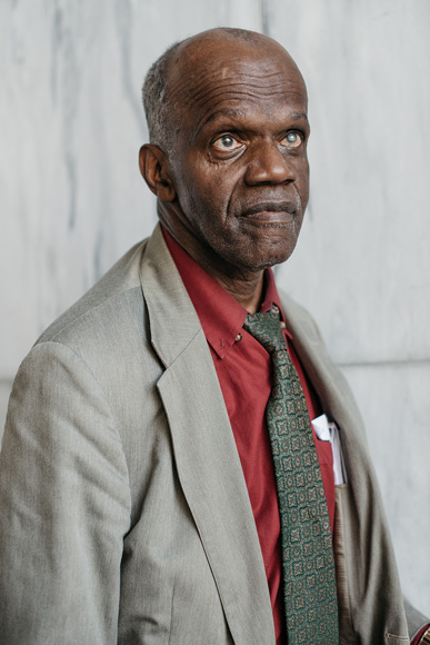 Seventy one year old William Ross, a former sanitation worker, stands outside city hall on July 11 shortly after the Memphis City Council approved grant funding to be given to the sanitation workers of 1968. (Houston Cofield/The Daily News)