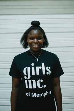 Israelette, 12, lives within walking distance of the Girls Inc. camp housed at Streets Ministries.