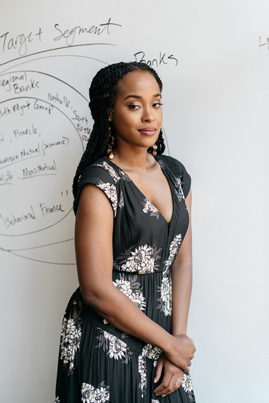 Jameelah Jordan, CEO and co-founder of Mozak at Start Co. in Downtown Memphis.