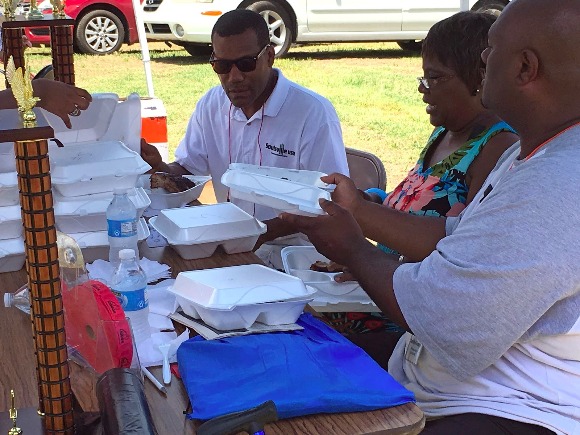The Cookoff judges Randy Holder, Regina Guy and Tim Webster (L to R)